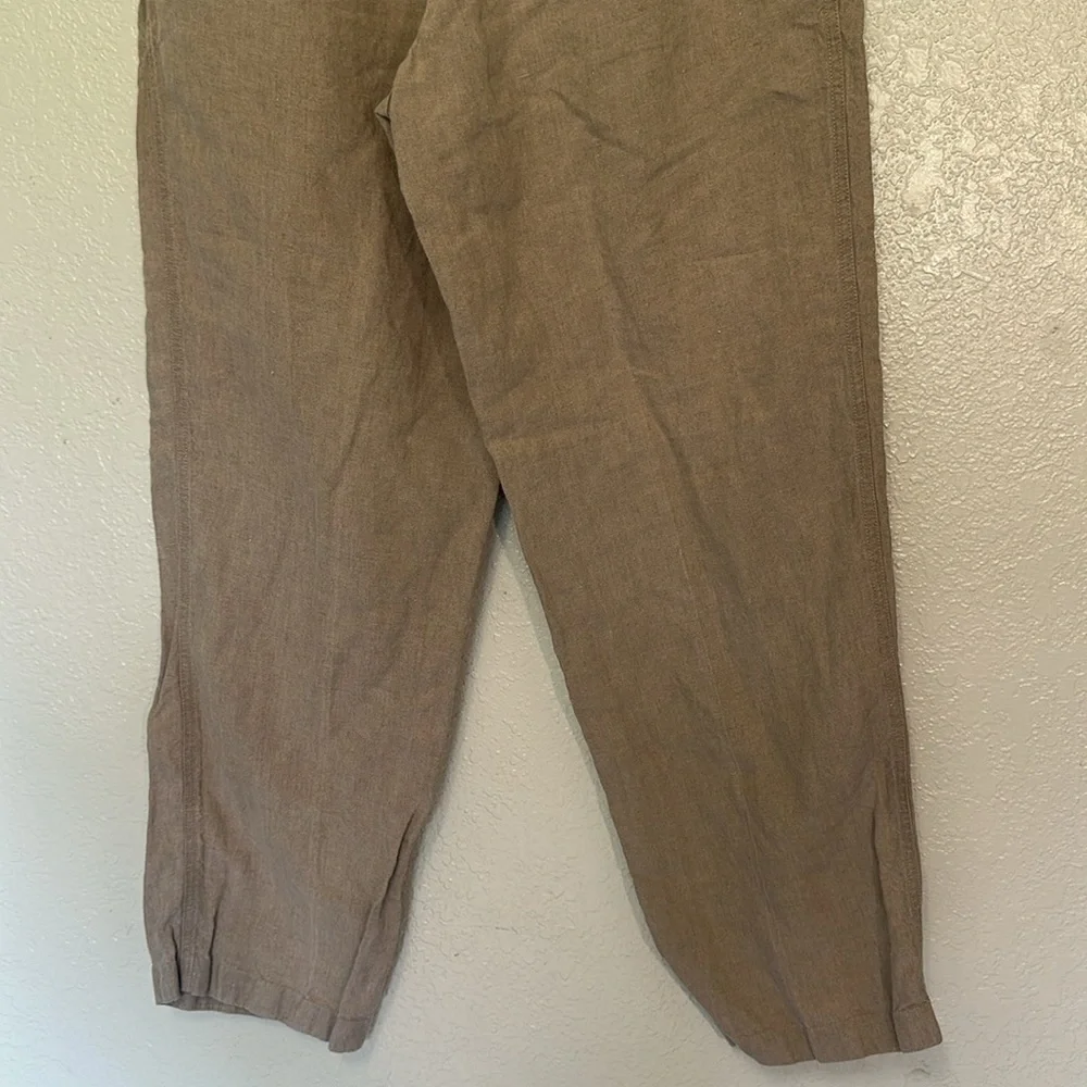 Banana Republic Irish Linen Relaxed Resort Pants 32 R